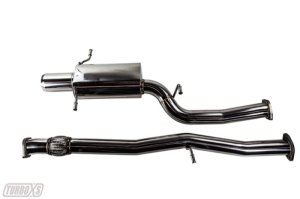 Subaru Impreza Performance Exhaust - Turbo XS - Catback - Polished - `02-`07